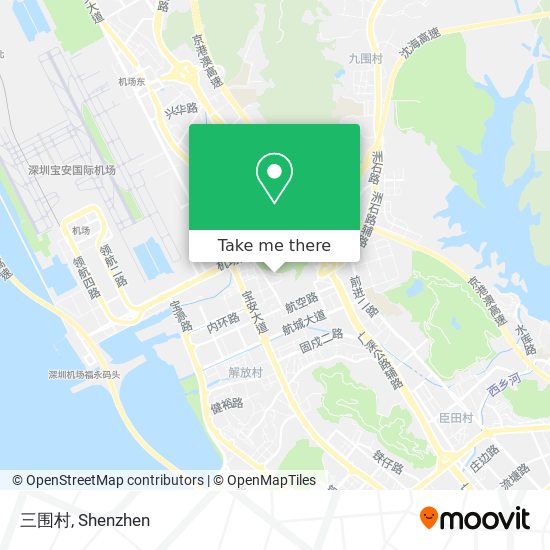 三围村 map