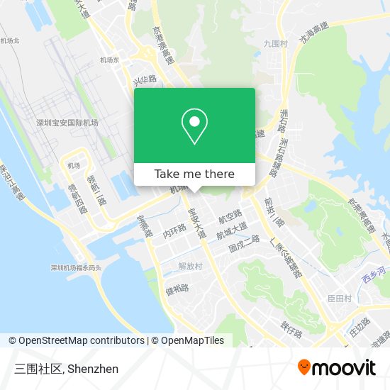 三围社区 map