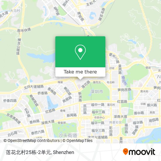 莲花北村25栋-2单元 map