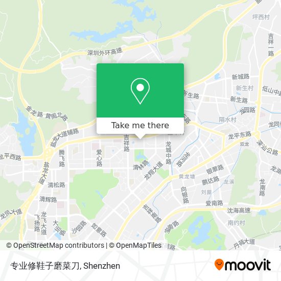专业修鞋子磨菜刀 map