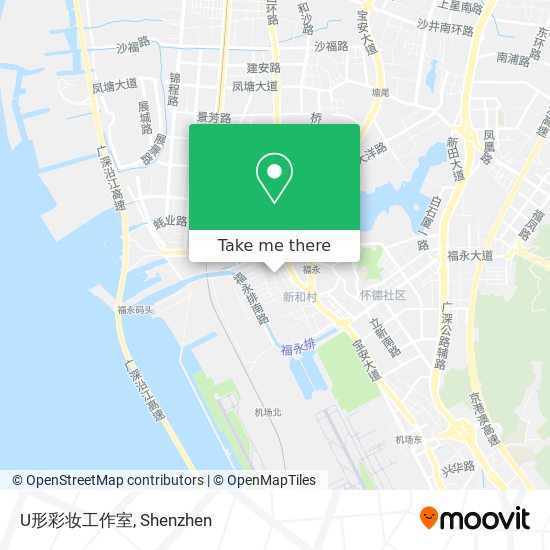 U形彩妆工作室 map