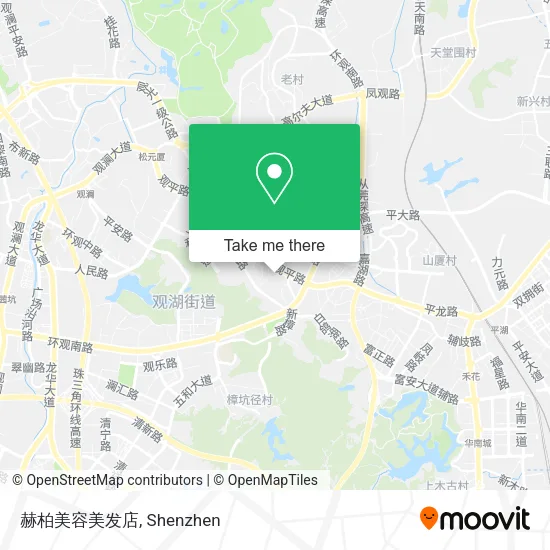 赫柏美容美发店 map