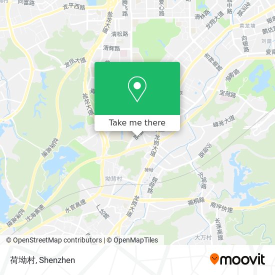 荷坳村 map