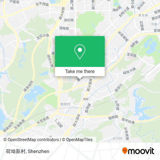 荷坳新村 map