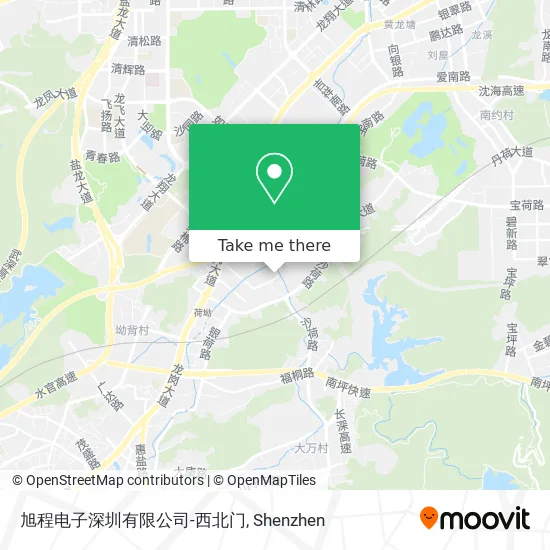 旭程电子深圳有限公司-西北门 map