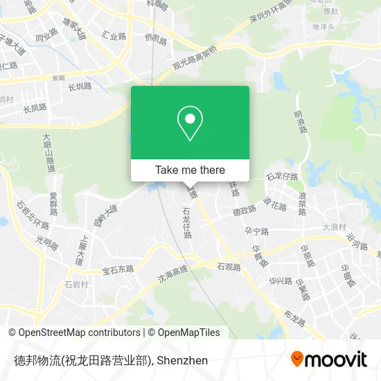 德邦物流(祝龙田路营业部) map