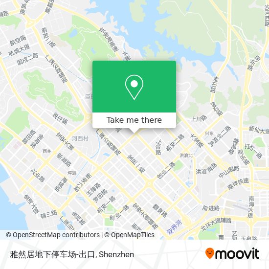 雅然居地下停车场-出口 map
