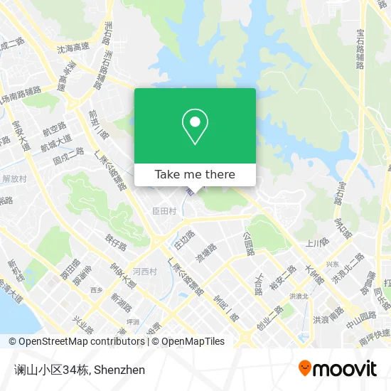 谰山小区34栋 map