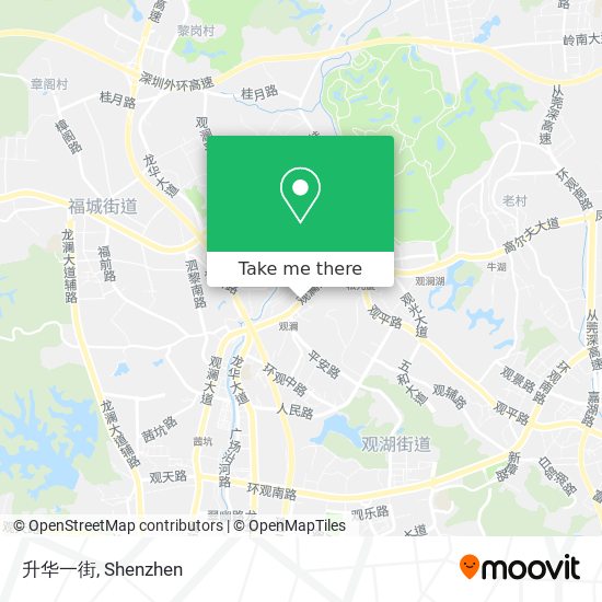 升华一街 map