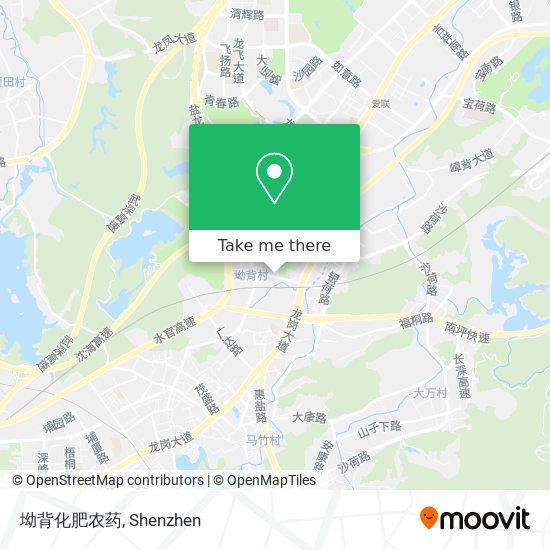 坳背化肥农药 map