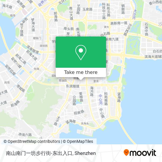 南山南门一坊步行街-东出入口 map