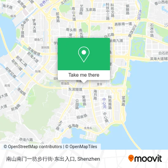 南山南门一坊步行街-东出入口 map