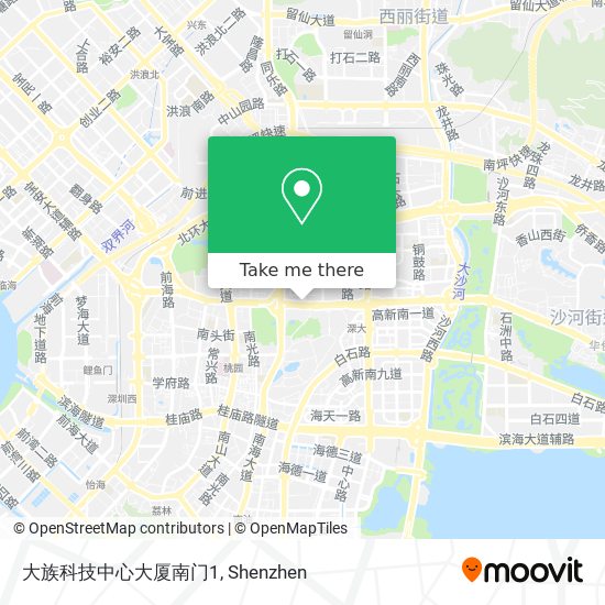 大族科技中心大厦南门1 map