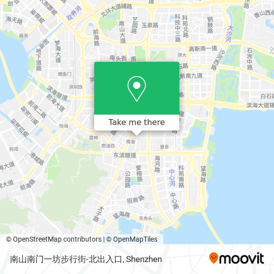 南山南门一坊步行街-北出入口 map