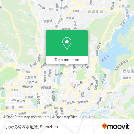 小天使桶装水配送 map