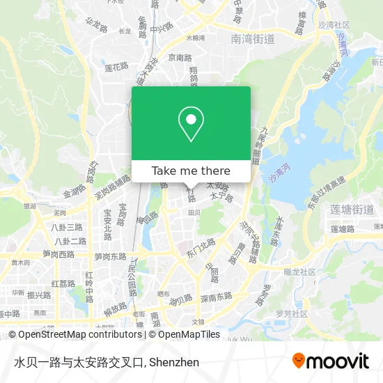 水贝一路与太安路交叉口 map