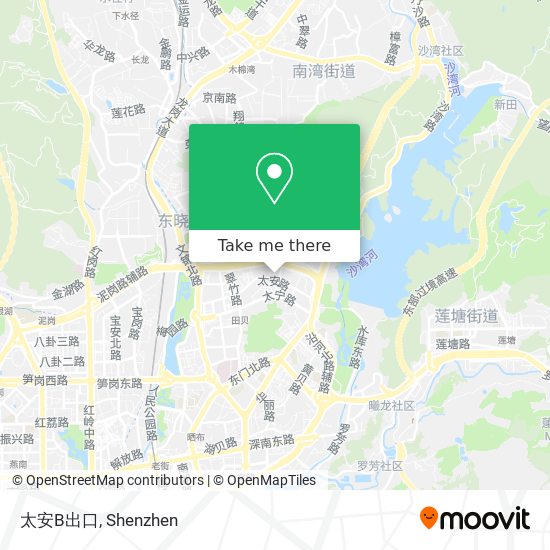 太安B出口 map