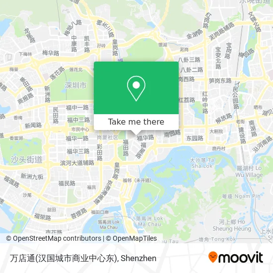 万店通(汉国城市商业中心东) map