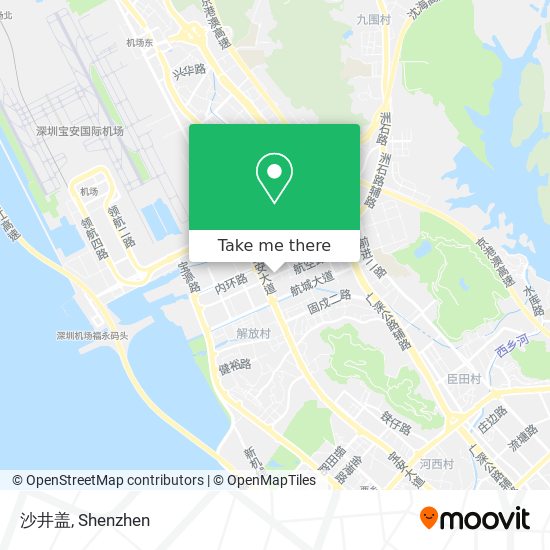沙井盖 map