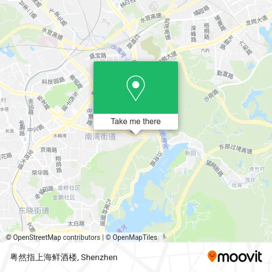 粤然指上海鲜酒楼 map