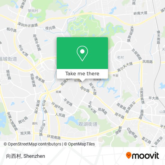 向西村 map