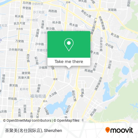 茶聚美(名仕国际店) map