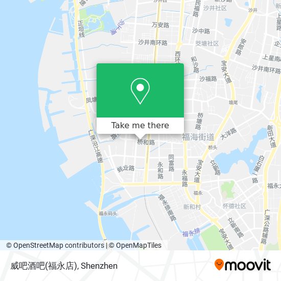 威吧酒吧(福永店) map