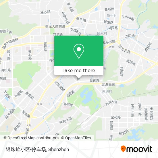 银珠岭小区-停车场 map