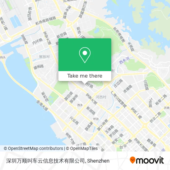 深圳万顺叫车云信息技术有限公司 map
