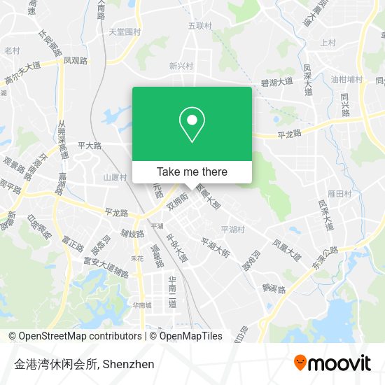 金港湾休闲会所 map