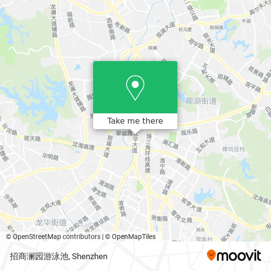 招商澜园游泳池 map