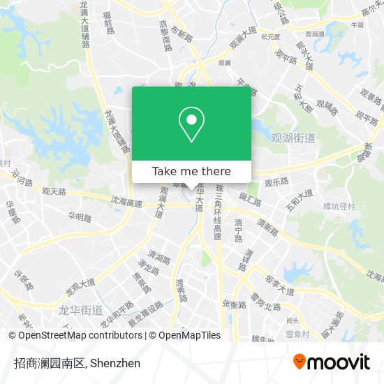 招商澜园南区 map