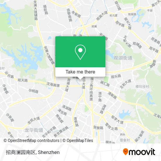 招商澜园南区 map