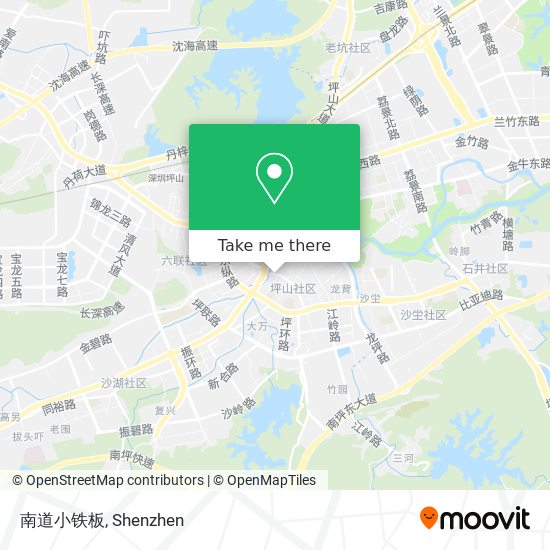 南道小铁板 map