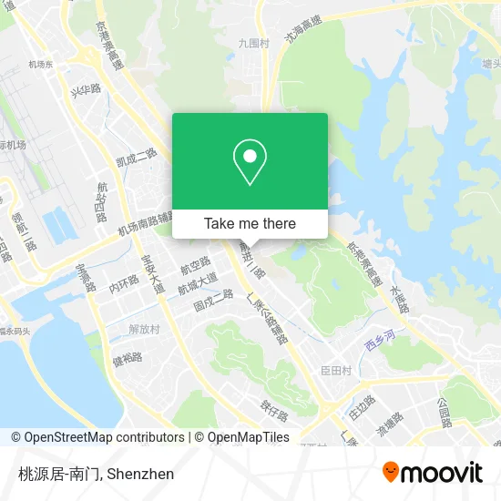 桃源居-南门 map