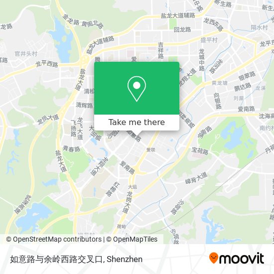如意路与余岭西路交叉口 map