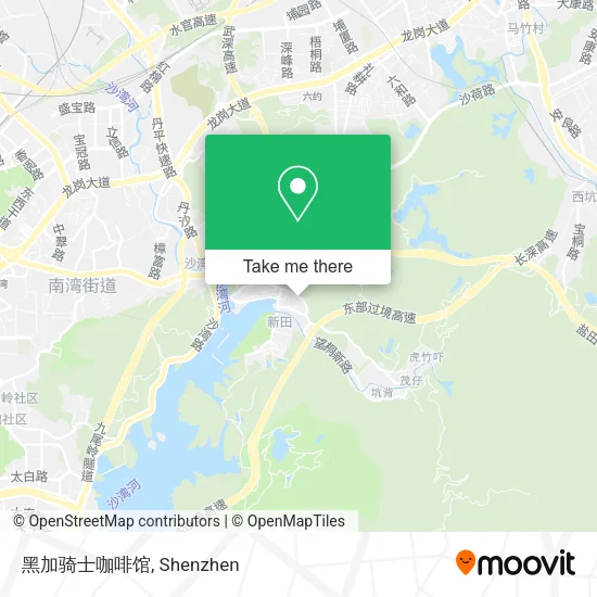 黑加骑士咖啡馆 map