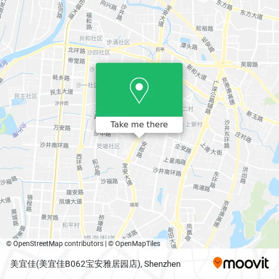 美宜佳(美宜佳B062宝安雅居园店) map