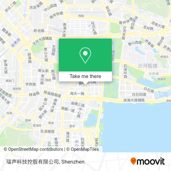 瑞声科技控股有限公司 map