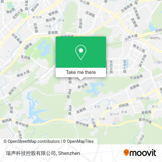 瑞声科技控股有限公司 map