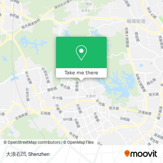 大浪石凹 map
