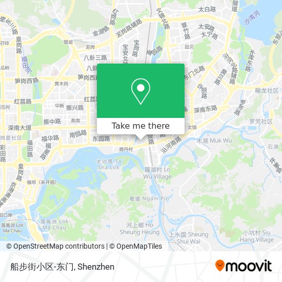 船步街小区-东门 map