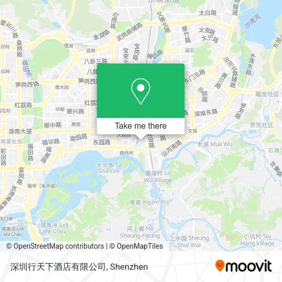 深圳行天下酒店有限公司 map