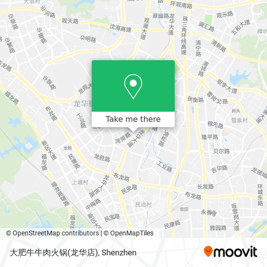 大肥牛牛肉火锅(龙华店) map