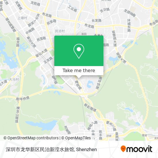 深圳市龙华新区民治新滢水旅馆 map