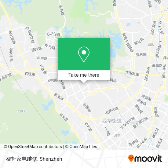 福轩家电维修 map