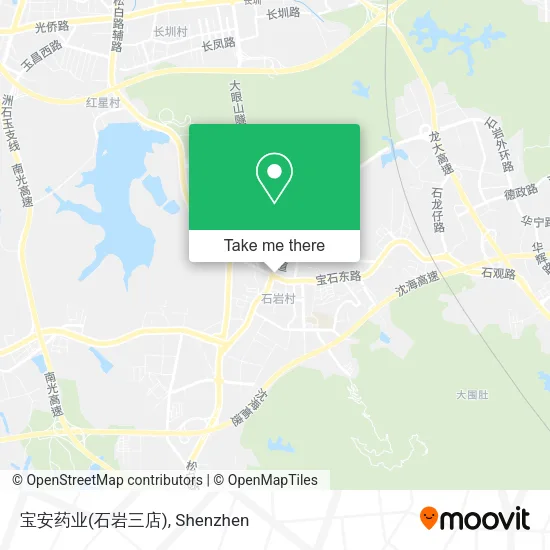 宝安药业(石岩三店) map