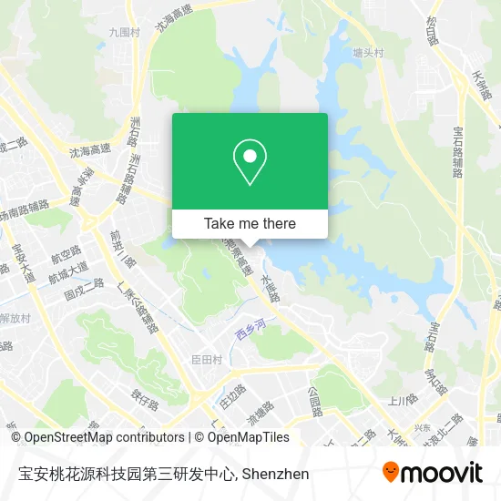 宝安桃花源科技园第三研发中心 map