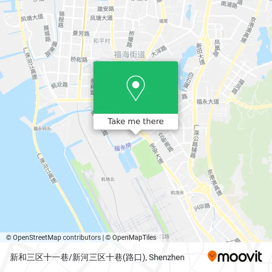 新和三区十一巷/新河三区十巷(路口) map