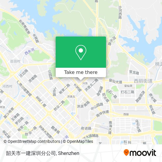 韶关市一建深圳分公司 map